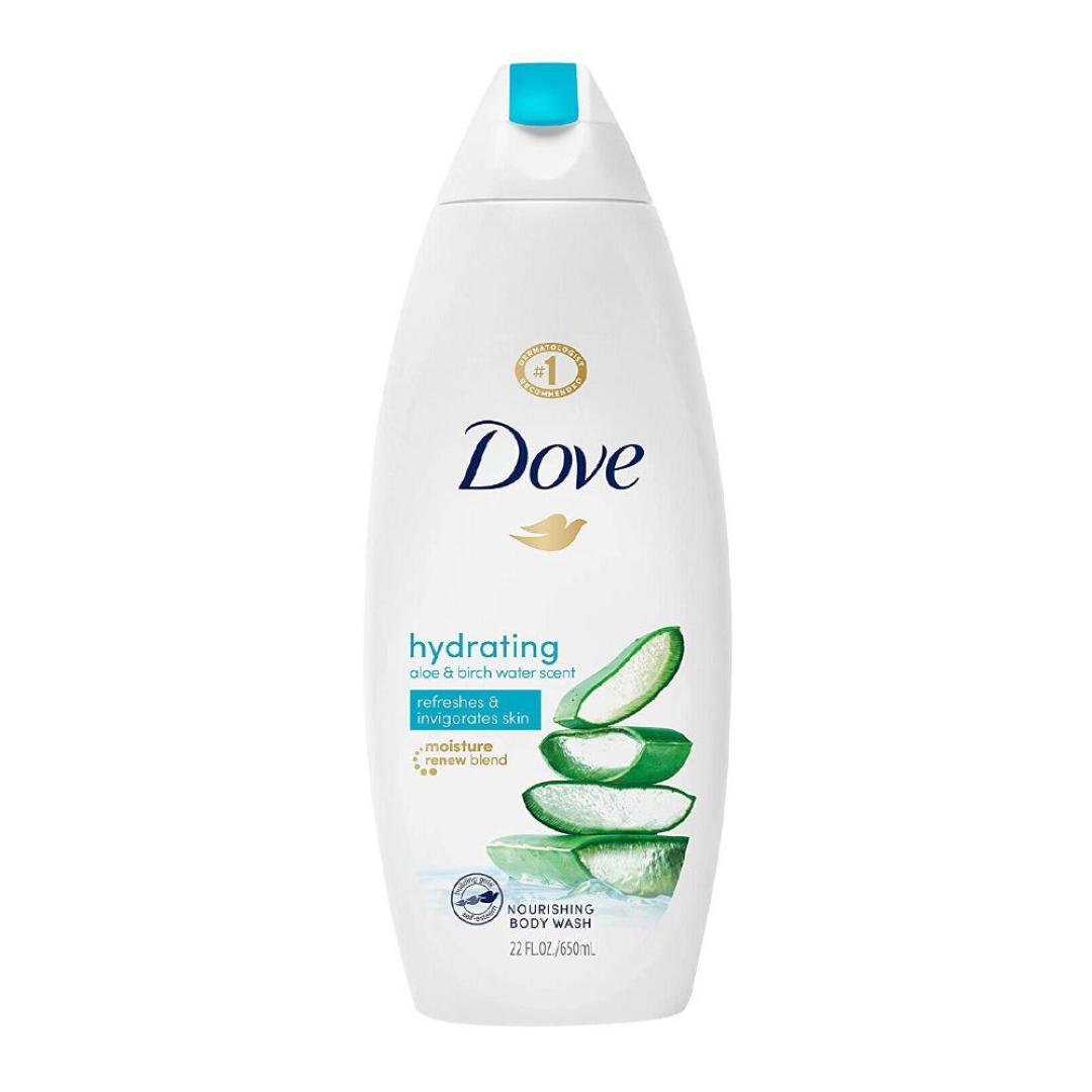DOVE BODY WASH HYDATING ALOE 650ML